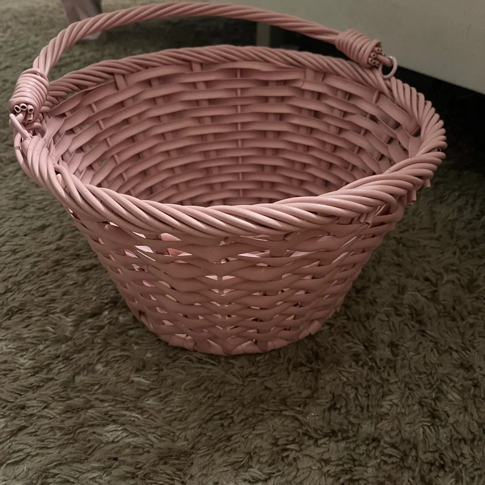 Target Pink Woven Basket